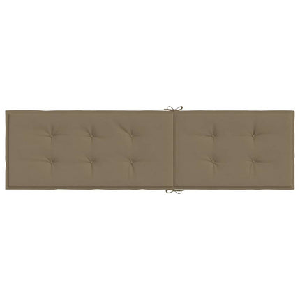Solsängsdyna melerad taupe (75+105) x 50 x 4 cm tyg