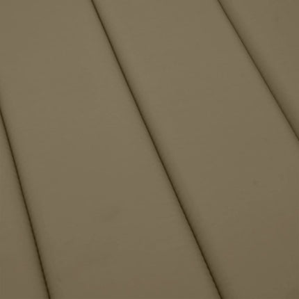 Solsängsdyna melerad taupe 200x50x4 cm tyg