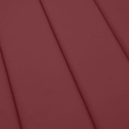 Solsängsdyna melerad vinröd 200x50x4 cm tyg
