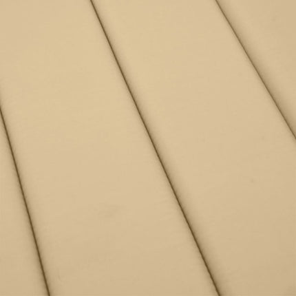 Solsängsdyna melerad beige 200x60x4 cm tyg