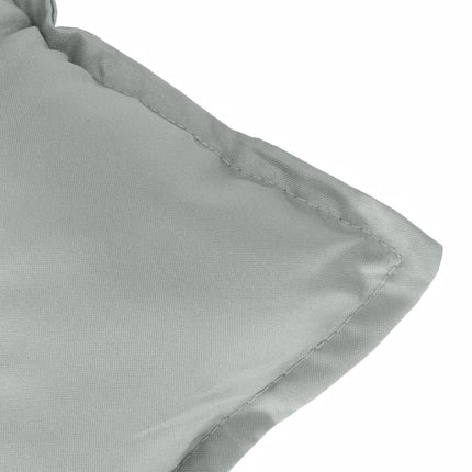 Bänkdyna melerad ljusgrå 100x50x7 cm tyg