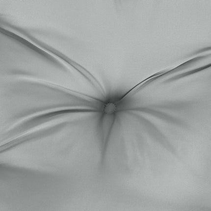 Bänkdyna melerad ljusgrå 100x50x7 cm tyg