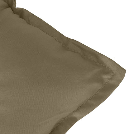 Bänkdyna melerad taupe 100x50x7 cm tyg