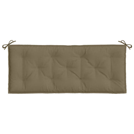 Bänkdyna melerad taupe 120x50x7 cm tyg