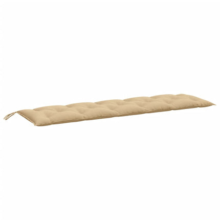 Bänkdyna melerad beige 180x50x7 cm tyg