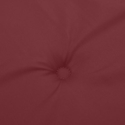 Bänkdyna melerad vinröd 180x50x7 cm tyg