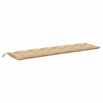 Bänkdyna melerad beige 200x50x7 cm tyg