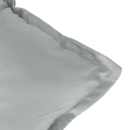 Bänkdyna 2 st melerad ljusgrå 100x50x7 cm tyg