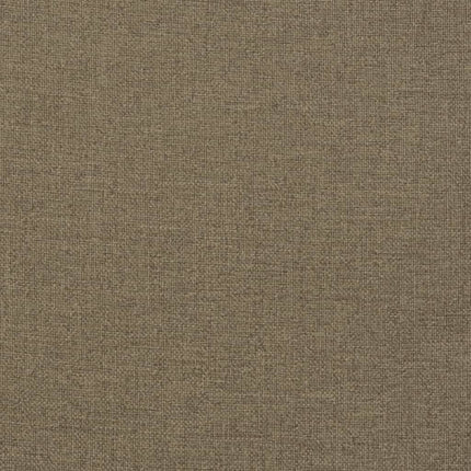 Bänkdyna 2 st melerad taupe 100x50x7 cm tyg