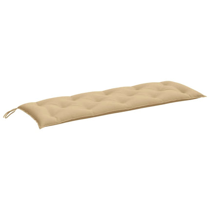 Bänkdyna 2 st melerad beige 150x50x7 cm tyg