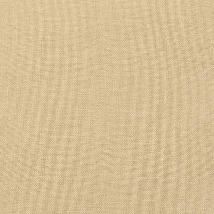 Bänkdyna 2 st melerad beige 200x50x7 cm tyg