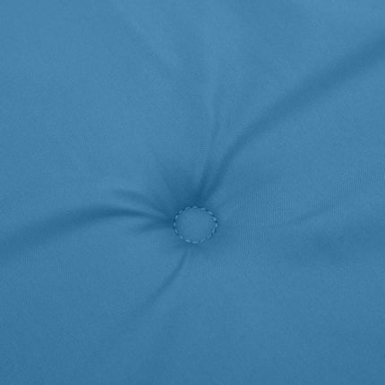 Bänkdyna 2 st melerad blå 200x50x7 cm tyg