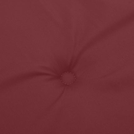 Bänkdyna 2 st melerad vinröd 200x50x7 cm tyg