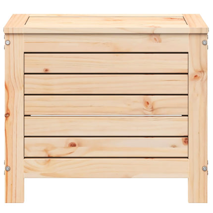 Fotpall för trädgården 62x31,5x52 cm massiv furu