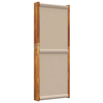 Rumsavdelare 5 paneler taupe 350x180 cm