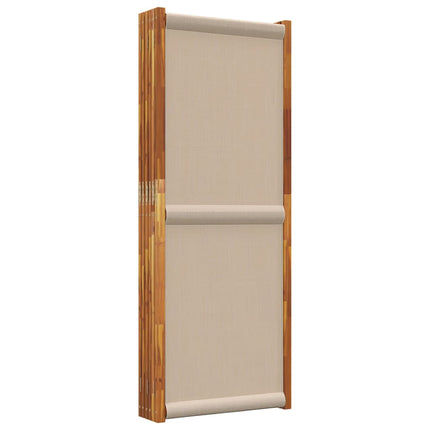 Rumsavdelare 6 paneler taupe 420x180 cm