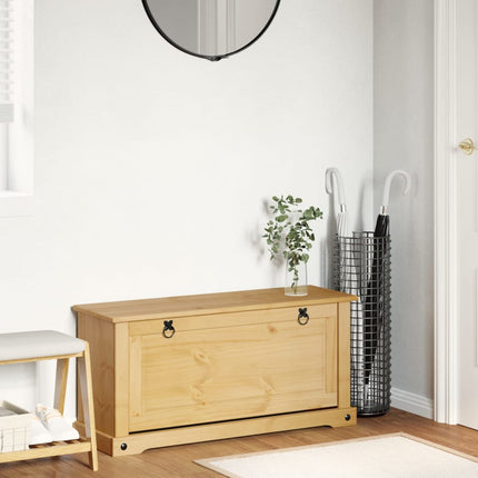 Skoskåp Corona 99x32x47 cm massiv furu