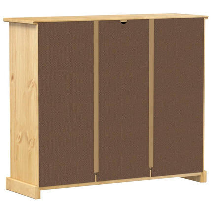 Skoskåp Corona 99x32x85 cm massiv furu