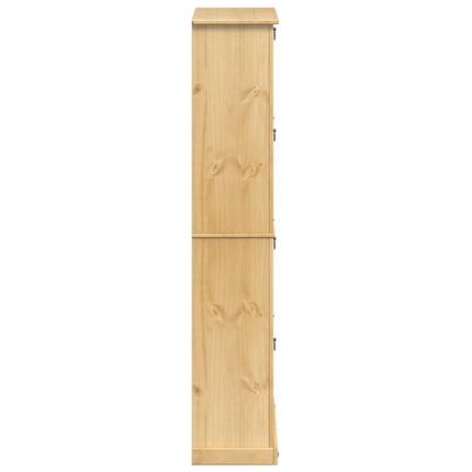 Skoskåp Corona 99x32x163,5 cm massiv furu