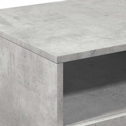 Soffbord med LED betonggrå 90x49x40 cm