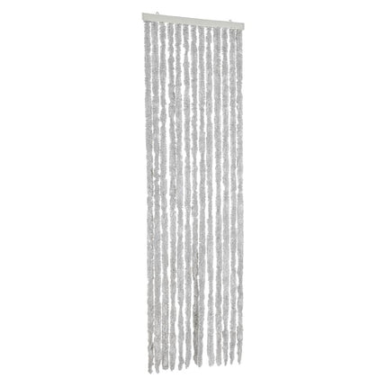 Insektsgardin grå 56x185 cm chenille