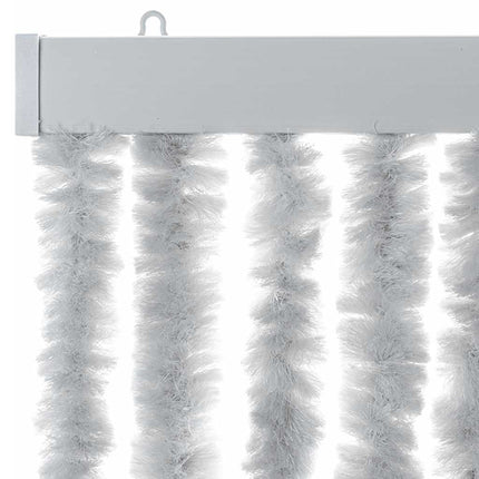 Insektsgardin grå 56x200 cm chenille