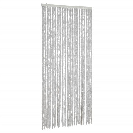 Insektsgardin grå 90x200 cm chenille
