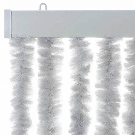 Insektsgardin grå 90x200 cm chenille