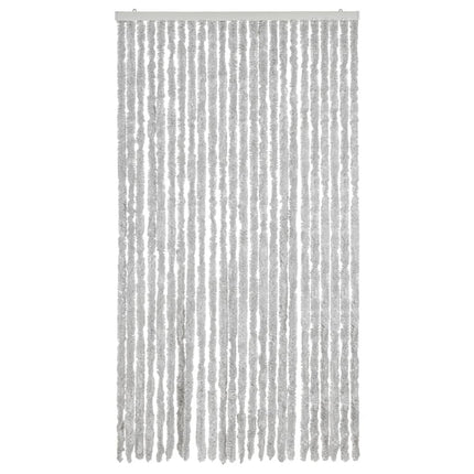 Insektsgardin grå 100x200 cm chenille