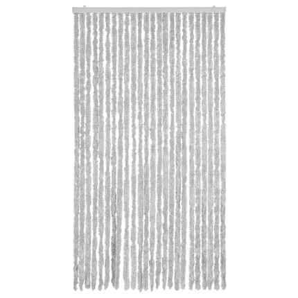 Insektsgardin grå 100x220 cm chenille