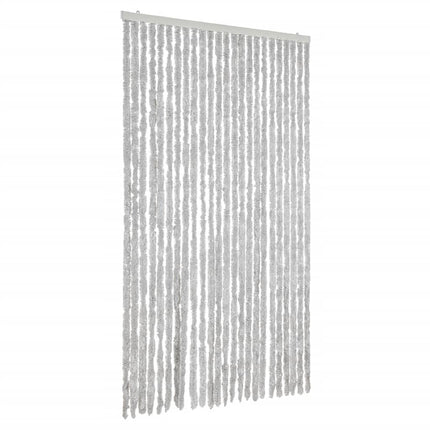 Insektsgardin grå 100x230 cm chenille