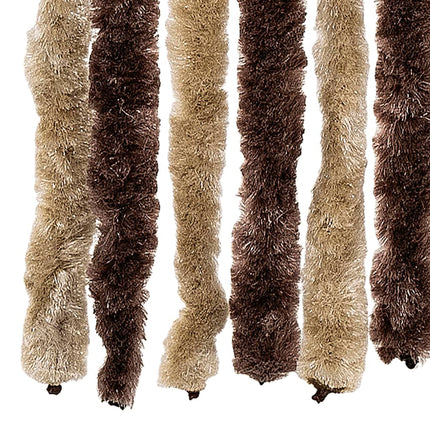 Insektsgardin beige och ljusbrun 100x200 cm chenille