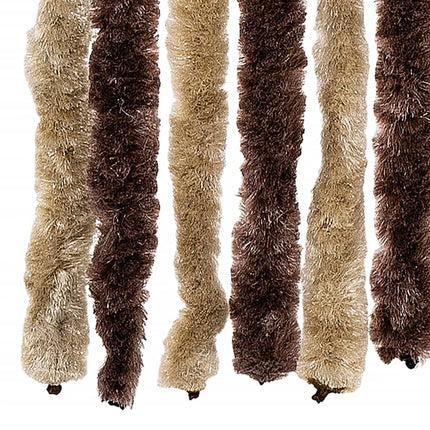 Insektsgardin beige och ljusbrun 100x230 cm chenille