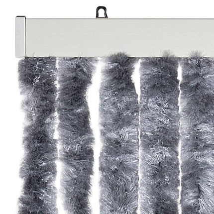 Insektsgardin silver 100x200 cm chenille