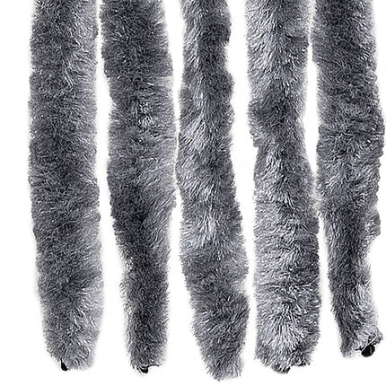 Insektsgardin silver 100x200 cm chenille