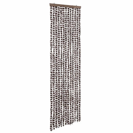 Insektsgardin beige och brun 56x200 cm chenille