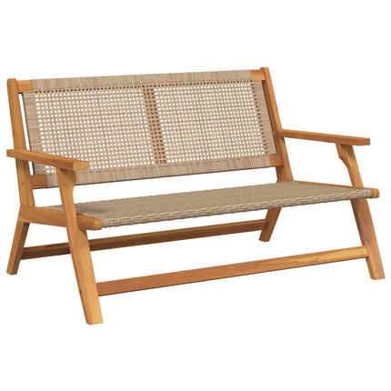 Trädgårdsmöbler Beige 122 x 78 x 73 cm Massivt Akaciaträ
