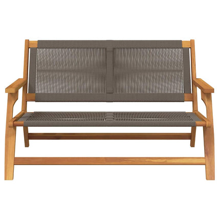 Trädgårdsmöbler Grå 122 x 76 x 73 cm Massivt Akaciaträ