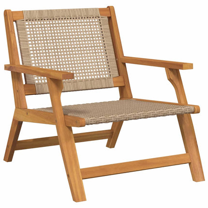 Trädgårdsmöbler 2 pcs Beige 67 x 78 x 73 cm Massivt Akaciaträ