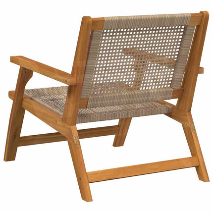 Trädgårdsmöbler 2 pcs Beige 67 x 78 x 73 cm Massivt Akaciaträ