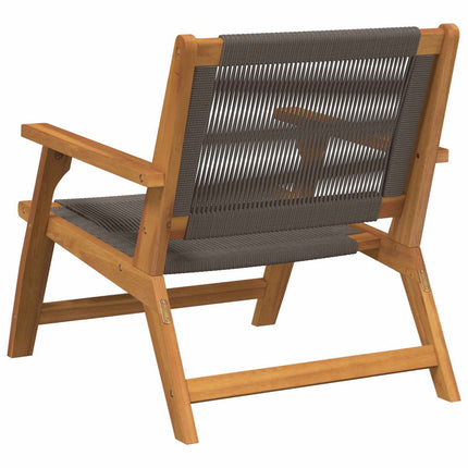 Trädgårdsmöbler 2 pcs Grå 67 x 78 x 73 cm Massivt Akaciaträ