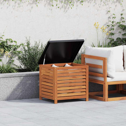 Dynbox 60x50x55 cm massivt eukalyptusträ