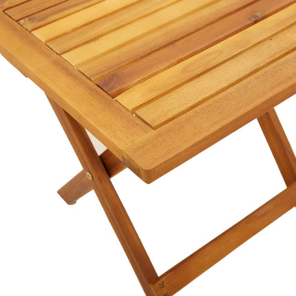 Sidobord trädgård 40x40x40 cm massivt akaciaträ