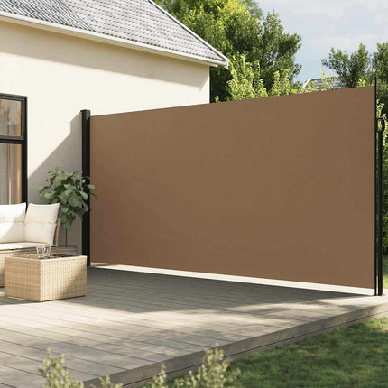 Indragbar sidomarkis taupe 220x300 cm