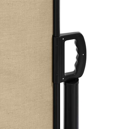 Indragbar sidomarkis beige 160x500 cm