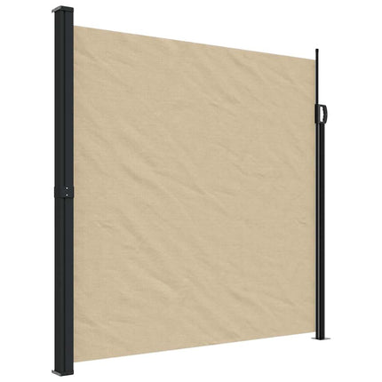 Indragbar sidomarkis beige 200x500 cm
