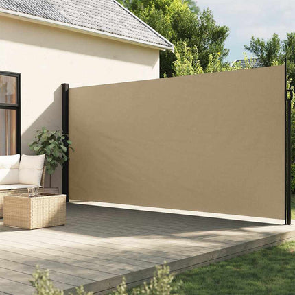 Indragbar sidomarkis beige 200x500 cm