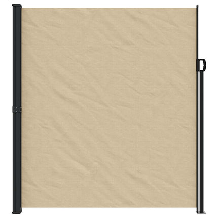 Infällbar sidomarkis beige 220x600 cm