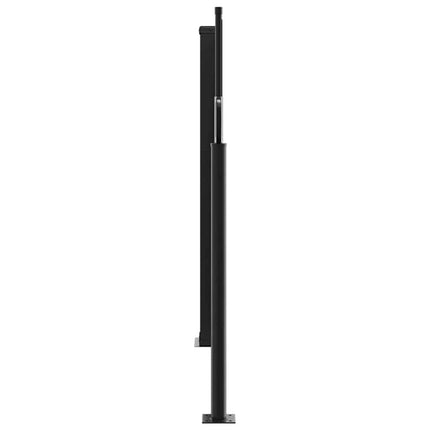Infällbar sidomarkis röd 100x600 cm