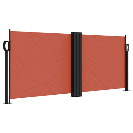 Infällbar sidomarkis terrakotta 100x600 cm